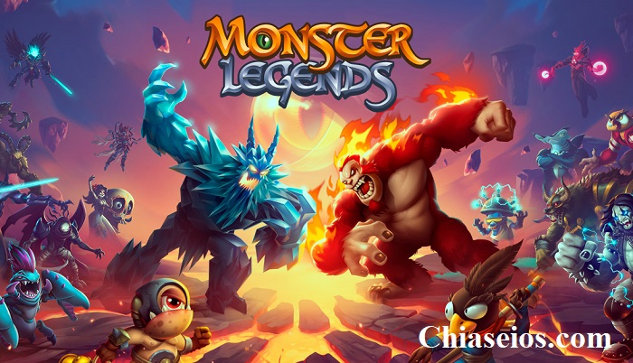 Tải Monster Legends Hack IPA: 1 Hit, Bỏ chờ hồi chiêu