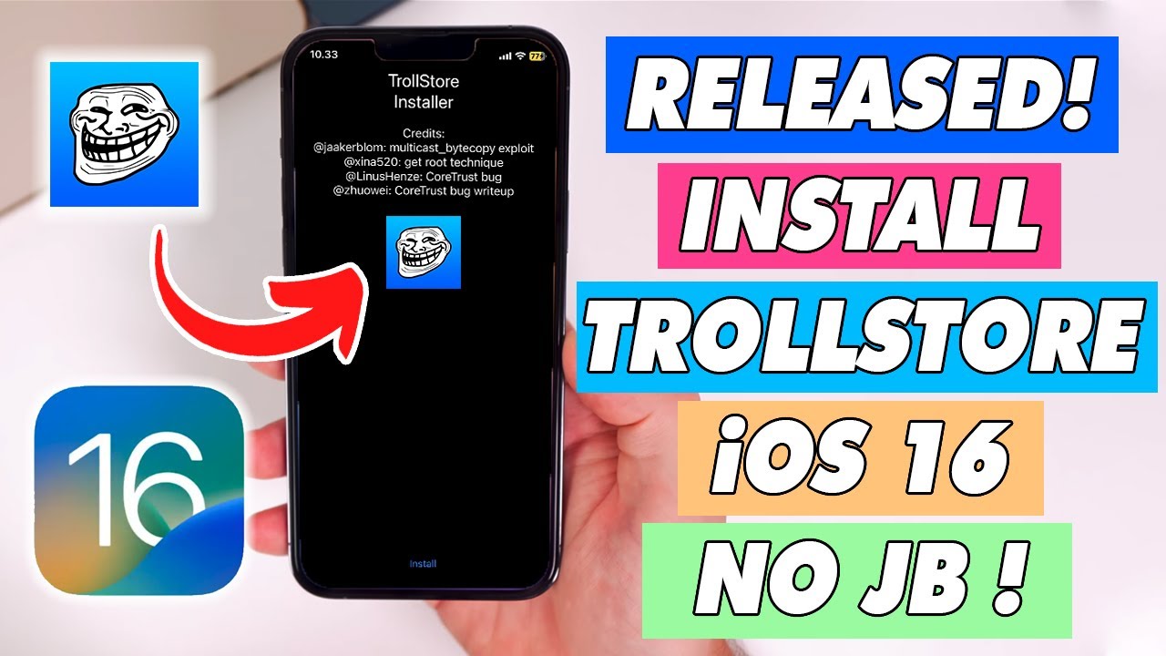 TrollStore và TrollHelper ứng dụng cài đặt IPA cho iOS cực hay
